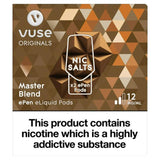 Vuse Vype ePen Refills Master Blend 18mg Electronic cigarettes Sainsburys   