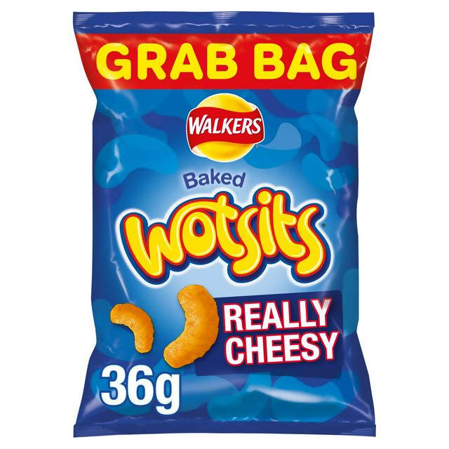 Walkers Wotsits Really Cheesy Crisp Snacks 36g