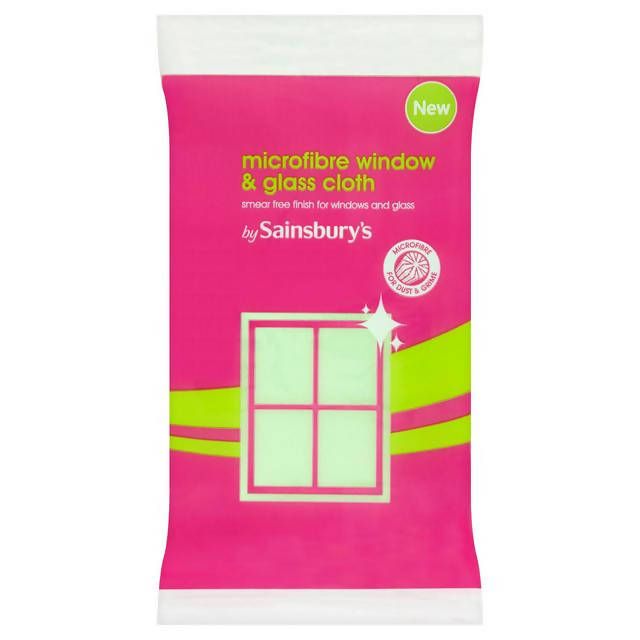 Sainsbury's Microfibre Window & Glass Cloth