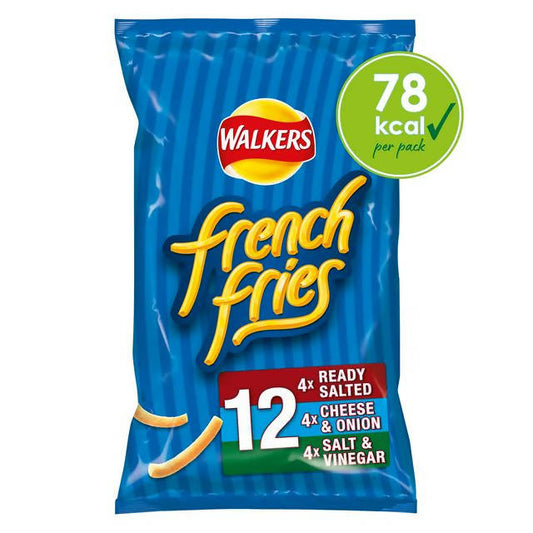 Walkers French Fries Variety Multipack Crisps Snacks 12x18g GOODS Sainsburys   