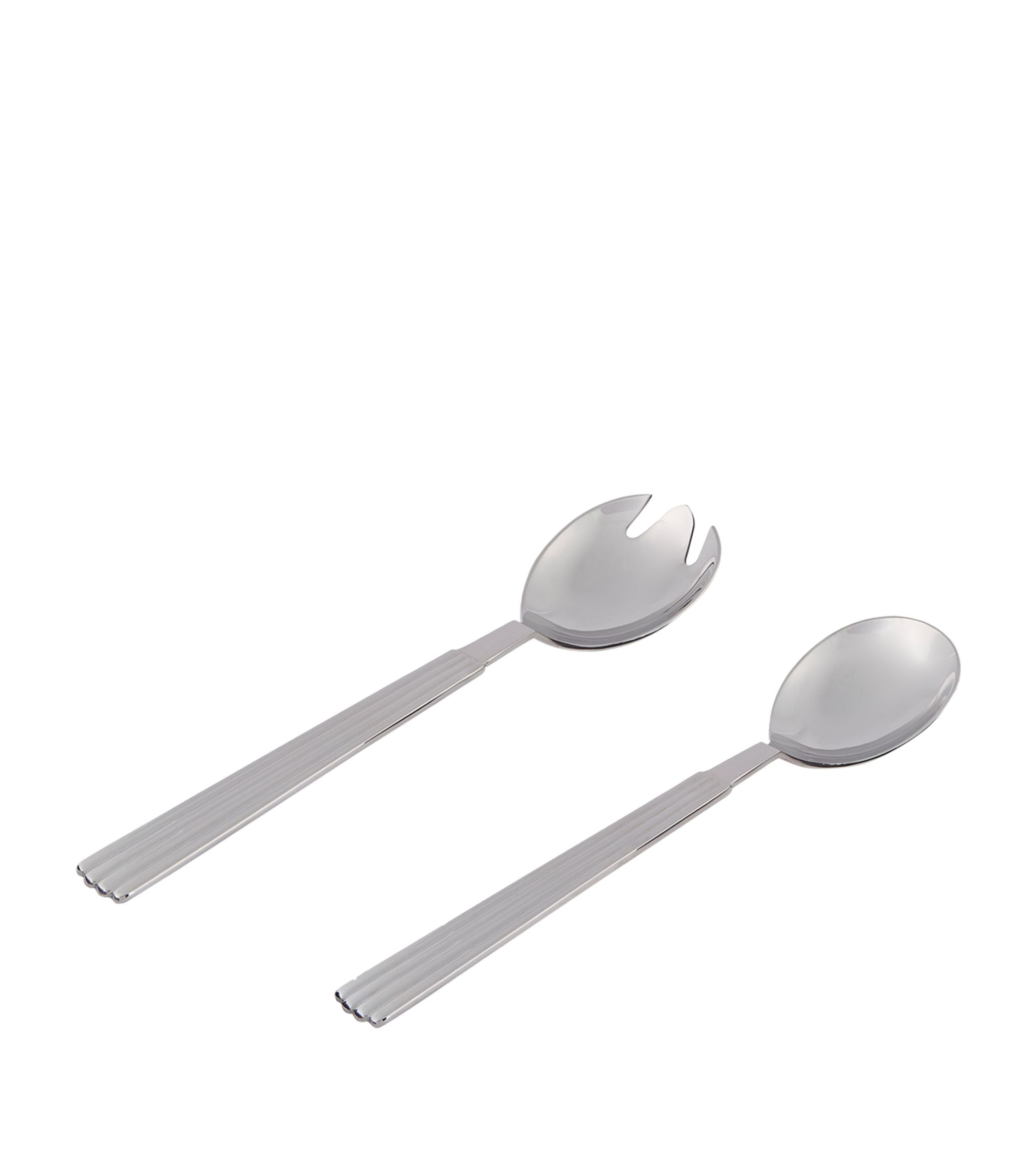 Bernadotte Stainless Steel Salad Serving Set GOODS Harrods   