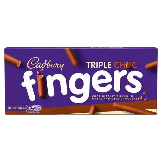 Cadbury Fabulous Fingers 110g Chocolate biscuits Sainsburys   