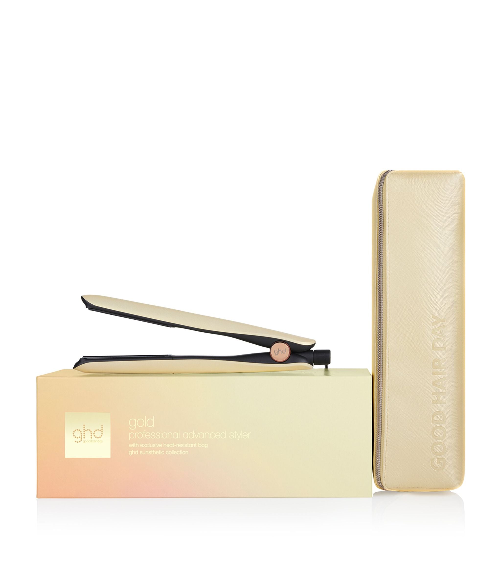 Gold Sun-Kissed Gold Hair Straightener GOODS Harrods   