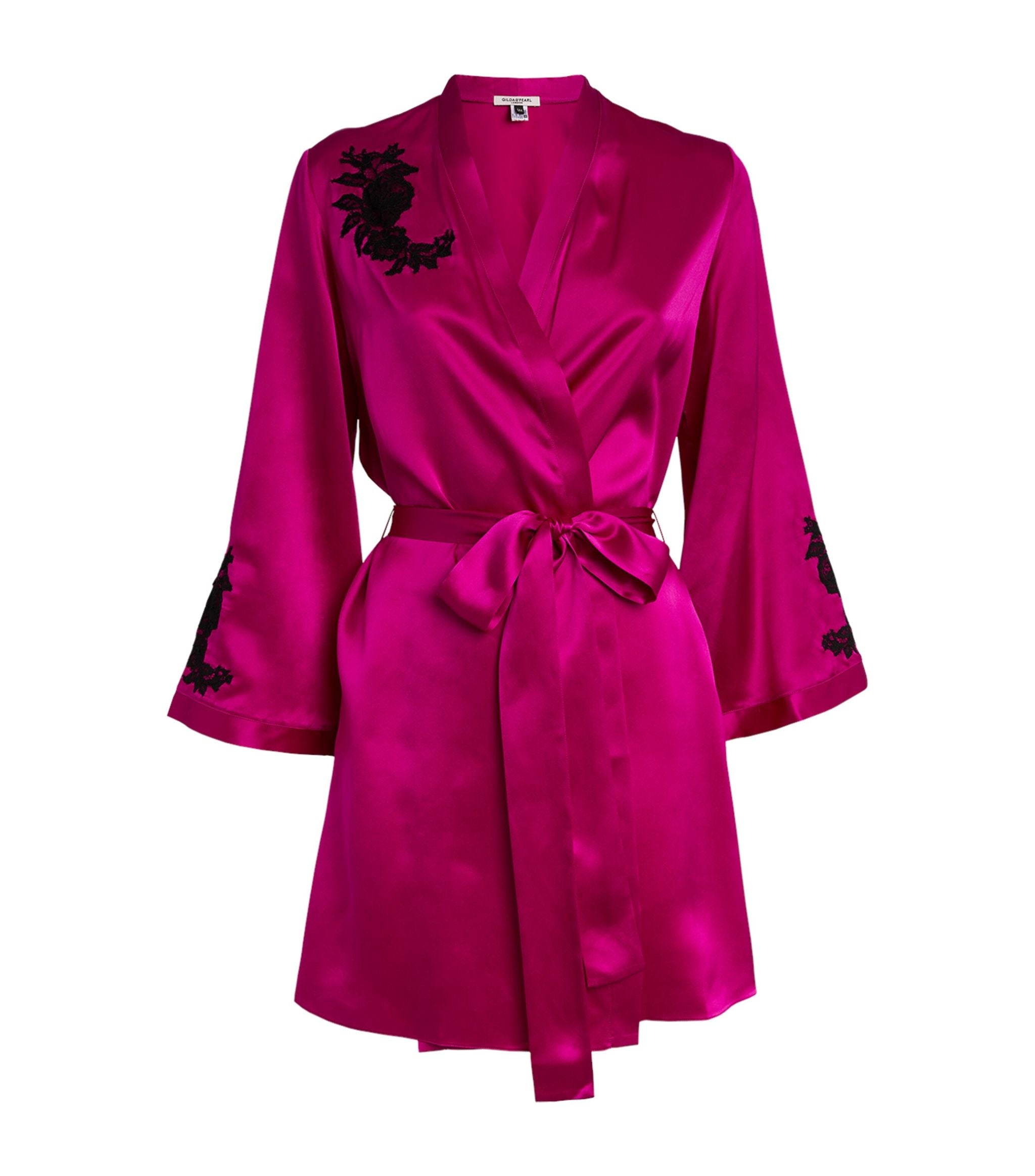 Silk Juliette Short Robe GOODS Harrods   