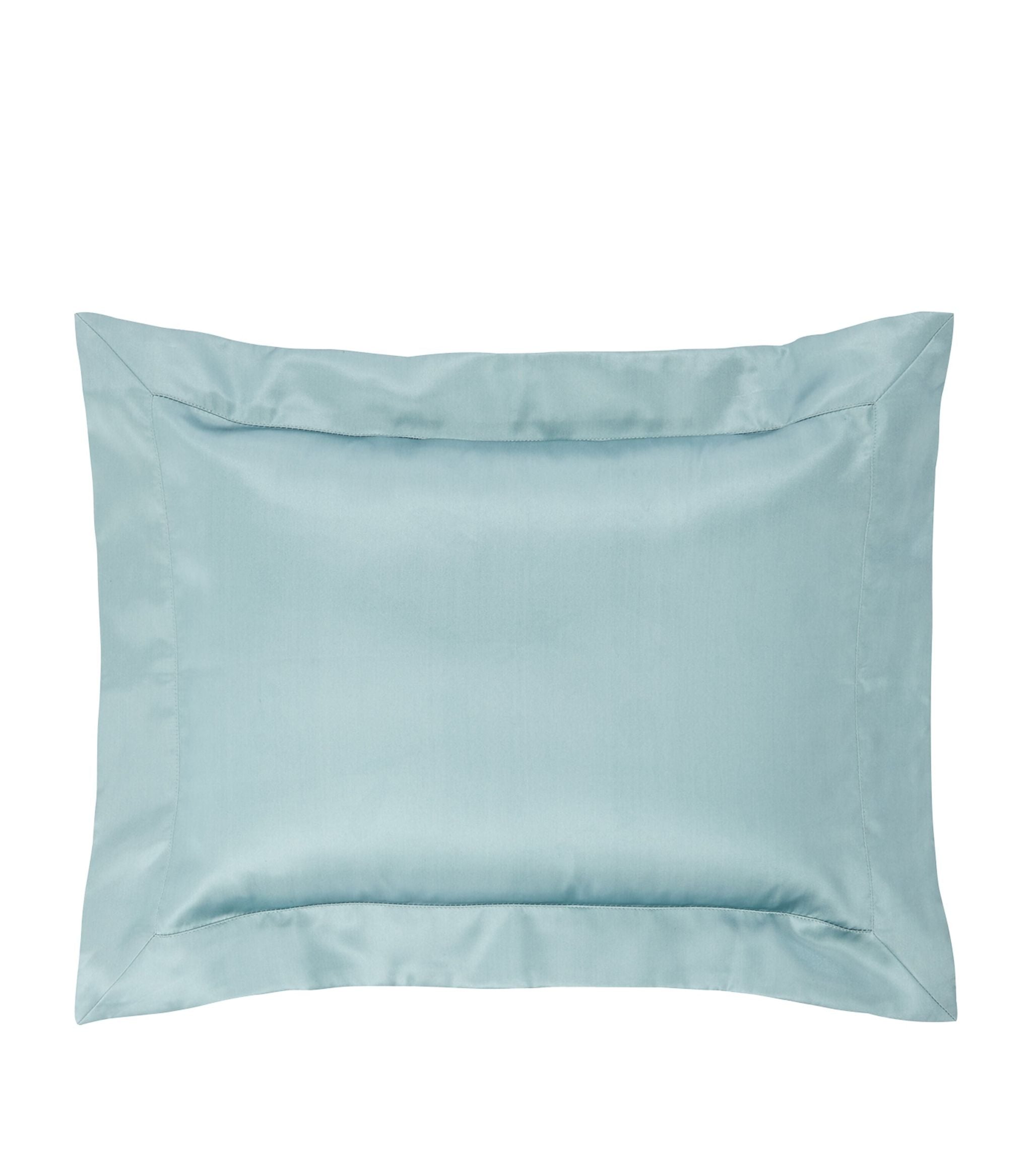 Silk Teal Boudoir Pillowcase (30cm x 40cm) GOODS Harrods   