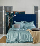 Silk Teal King Pillowcase (50cm x 90cm) GOODS Harrods   