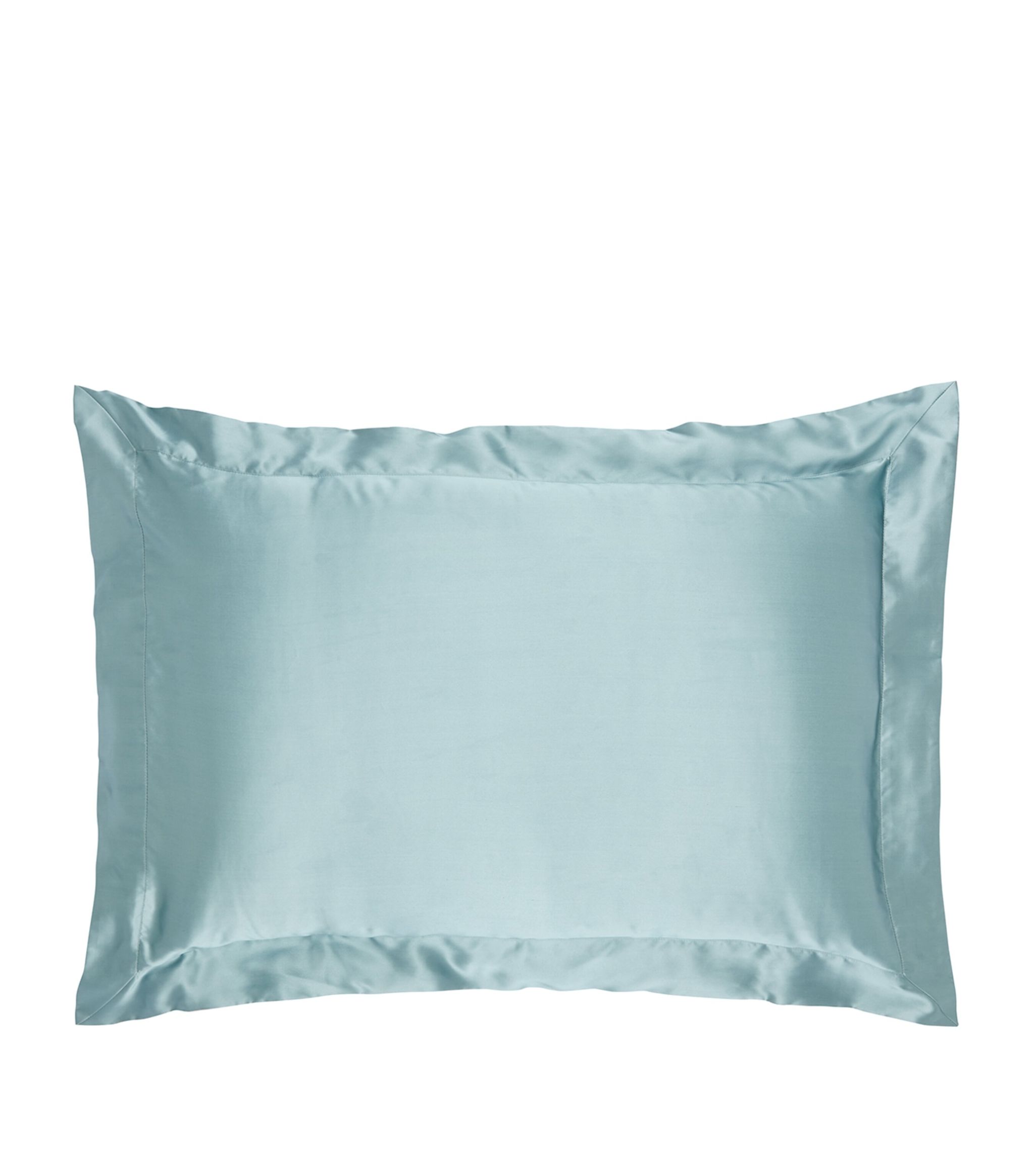 Silk Teal Pillowcase (50cm x 75cm) GOODS Harrods   