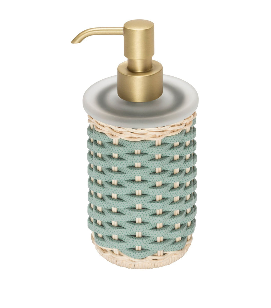 GB CALAIS GRN/BBRASS SOAP DISPENSER