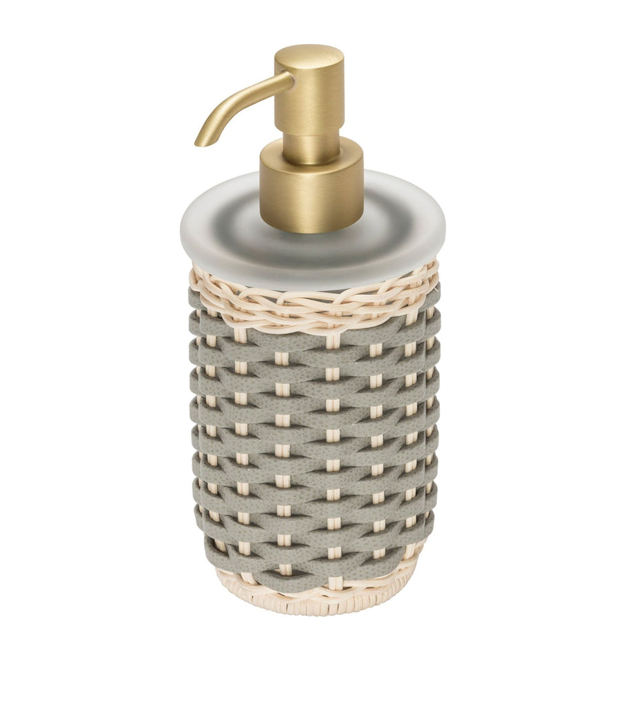 GB CALAIS GRY/BBRASS SOAP DISPENSER