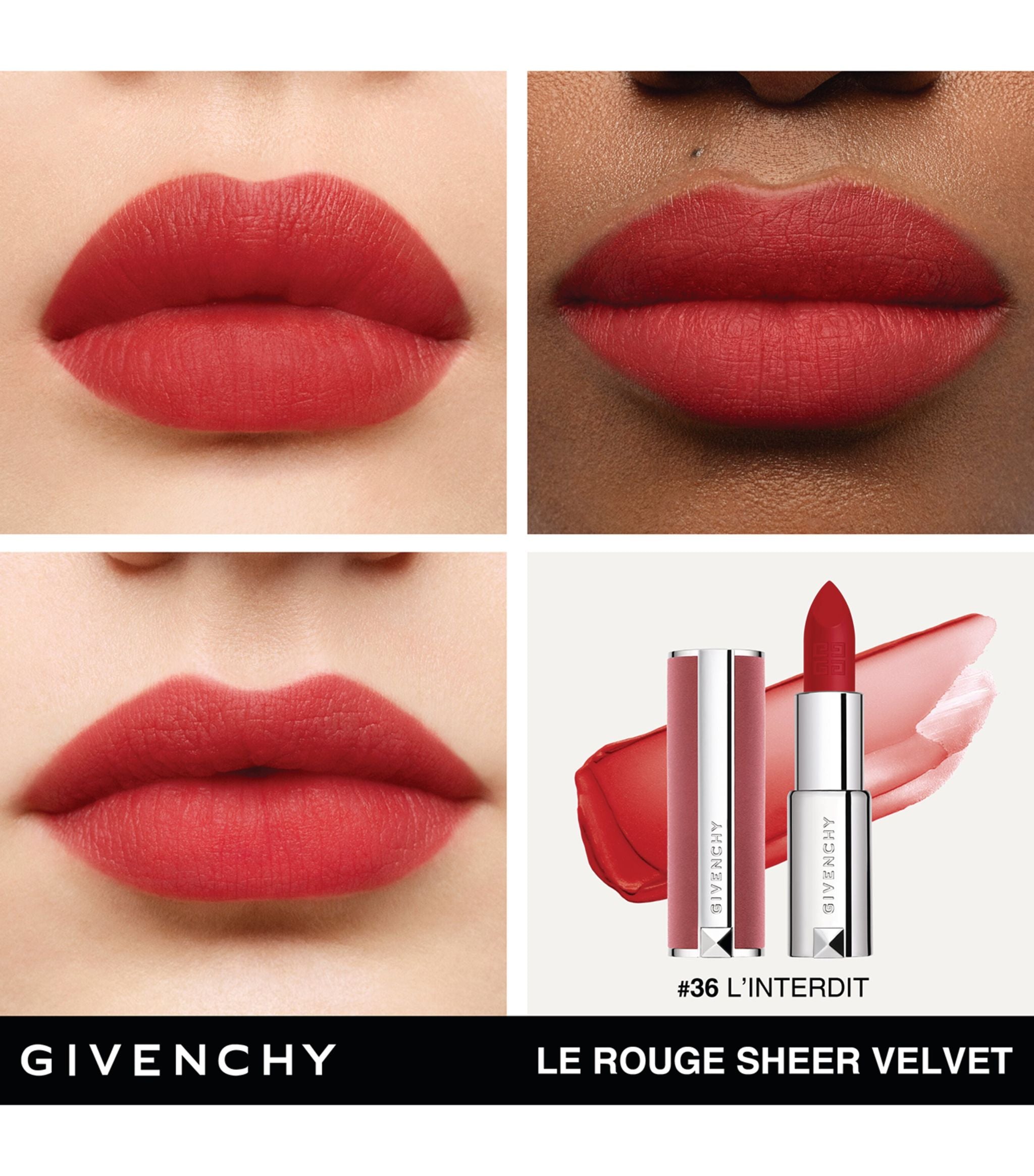 Le Rouge Sheer Velvet Matte Lipstick Refill GOODS Harrods   