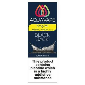 Aquavape Black Jack 6mg - McGrocer