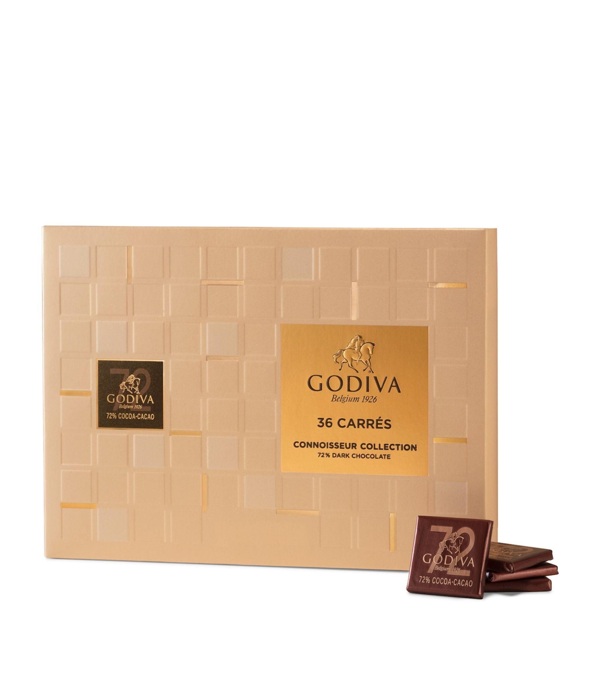 36-Piece Carrés Dark Chocolate Collection (180G) GOODS Harrods   