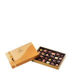 Milk, White and Dark Chocolate 25-Piece Gold Selection Box (258g) GOODS Harrods   