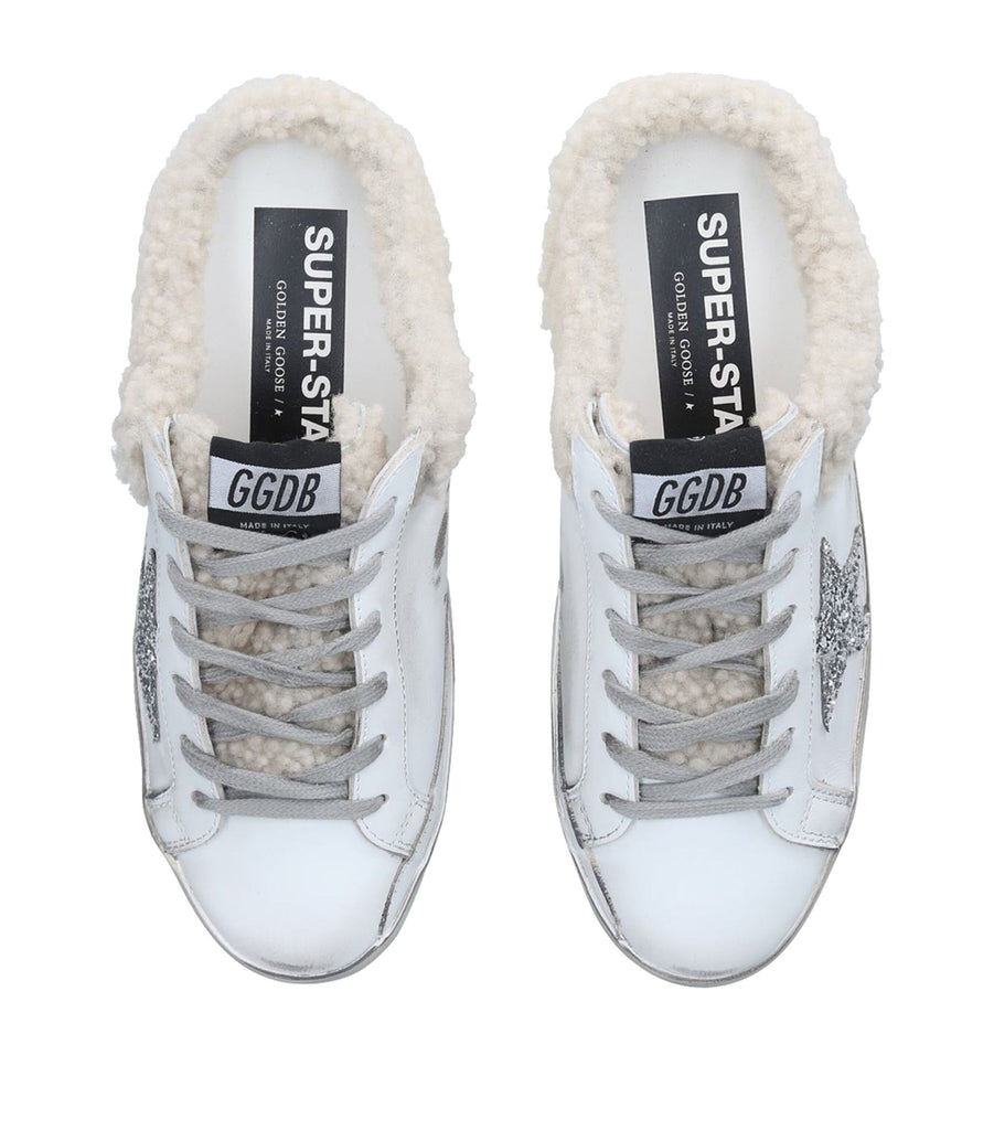 Shearling Superstar Slip-On Sneakers