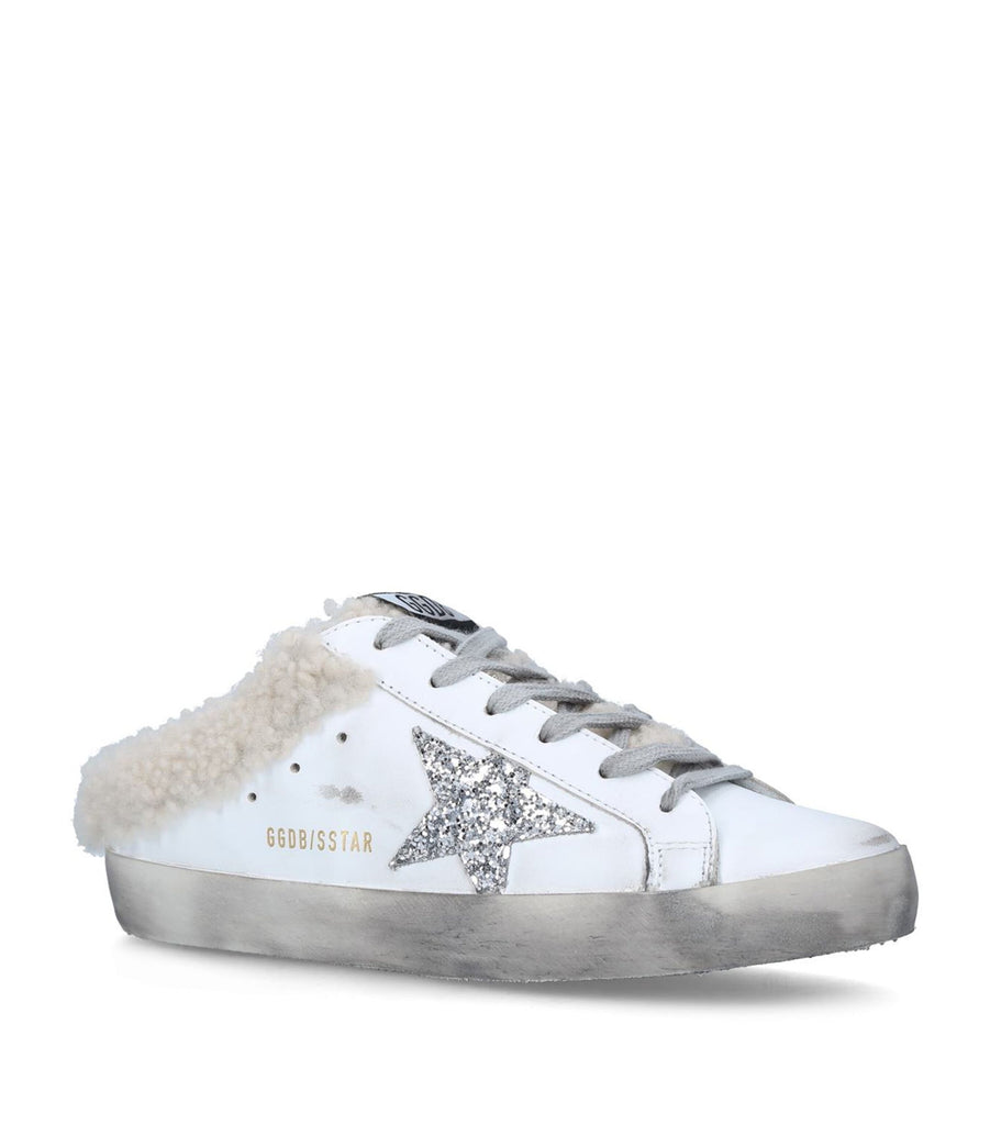 Shearling Superstar Slip-On Sneakers