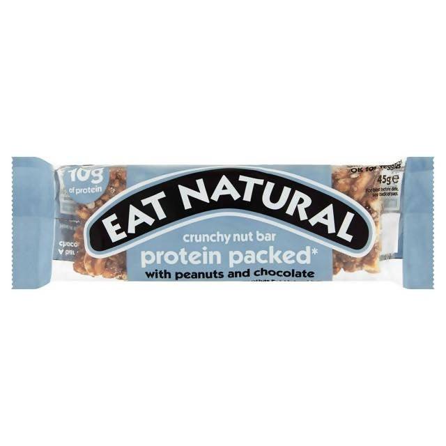 Eat Natural Protein Bar Peanuts and Chocolate 45g cereal bars Sainsburys   