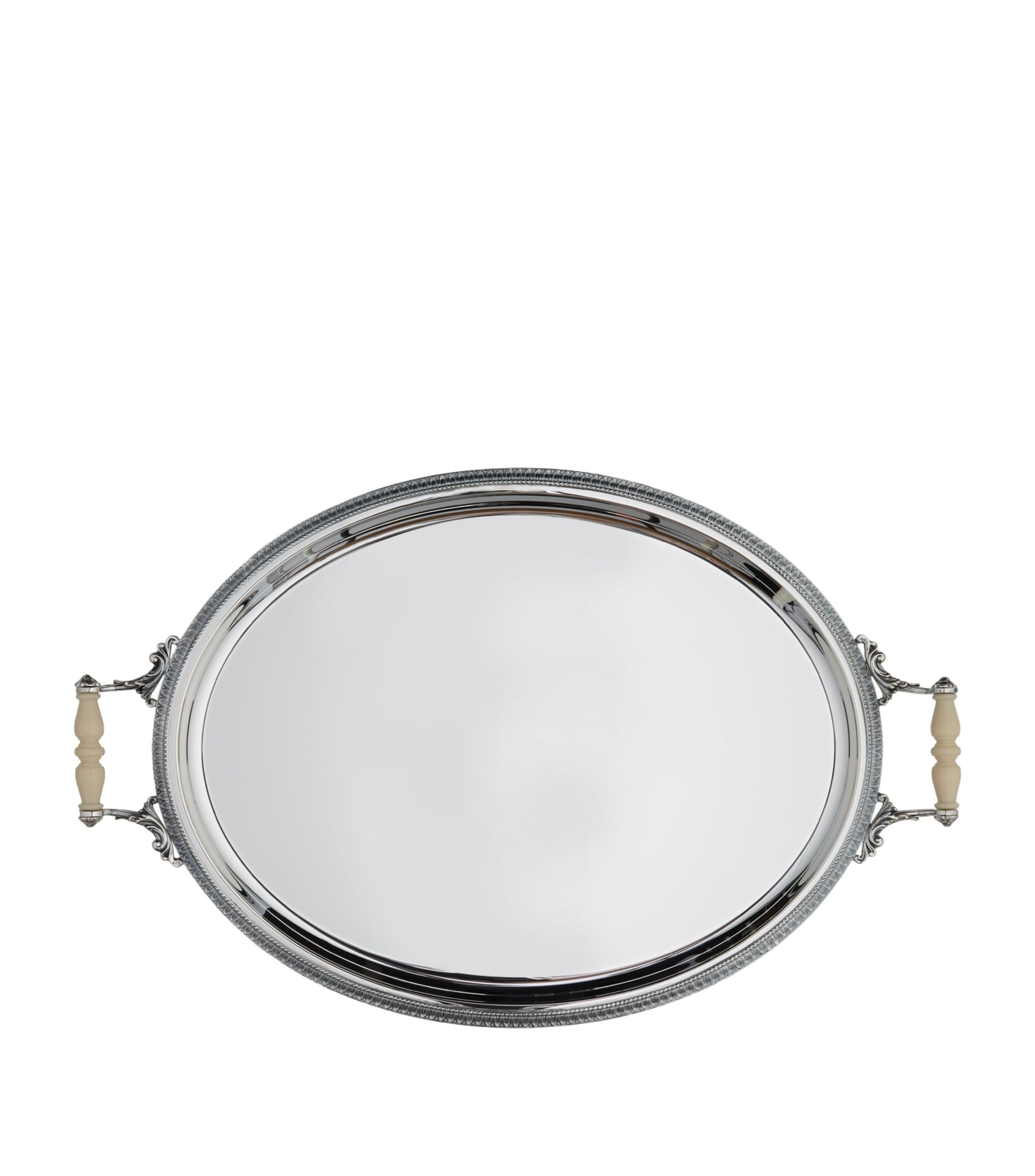 Oval Tray with Handles (52cm) GOODS Harrods   