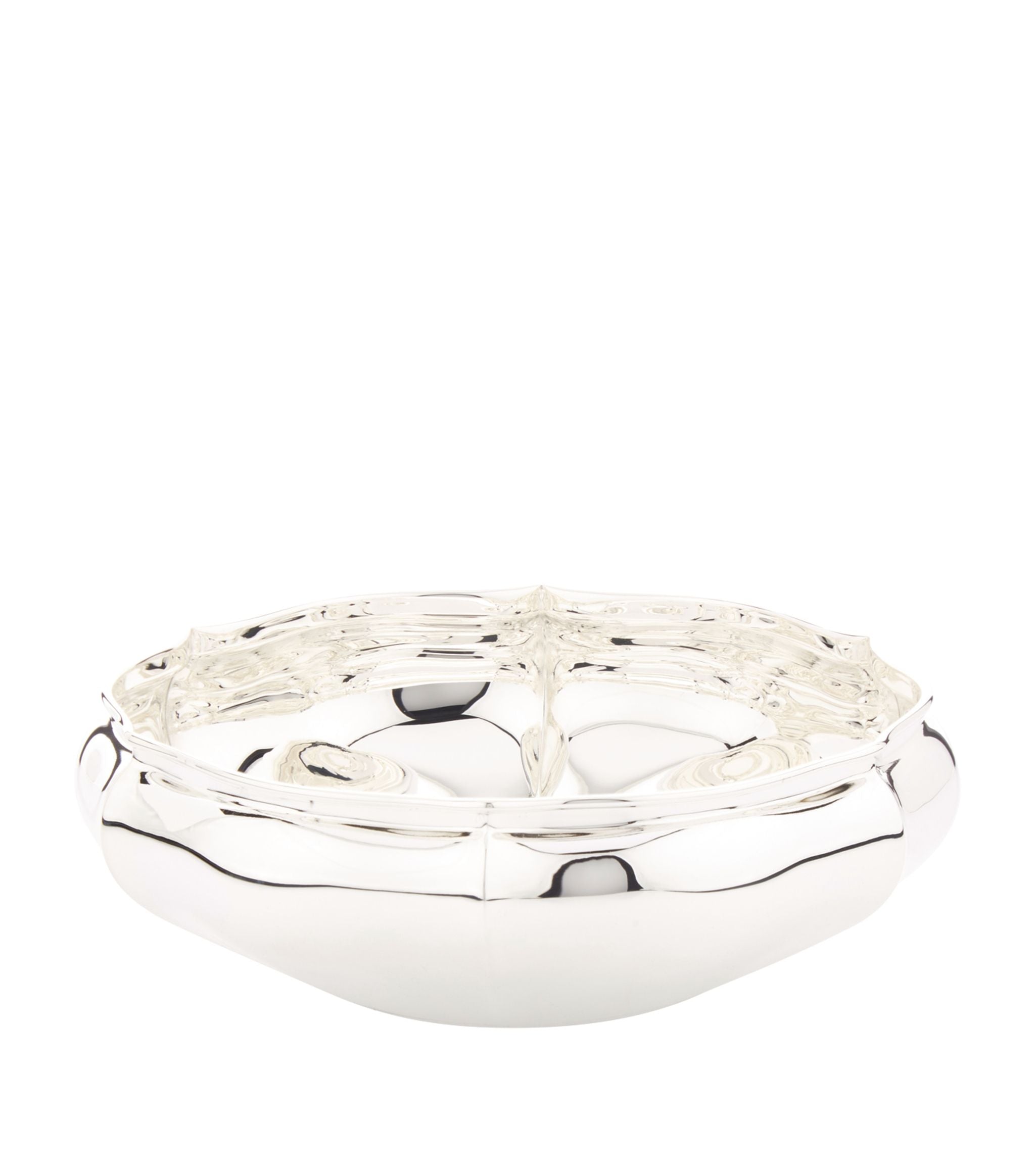 Silver Plated Georgian Centrepiece Bowl (16.5cm) GOODS Harrods   