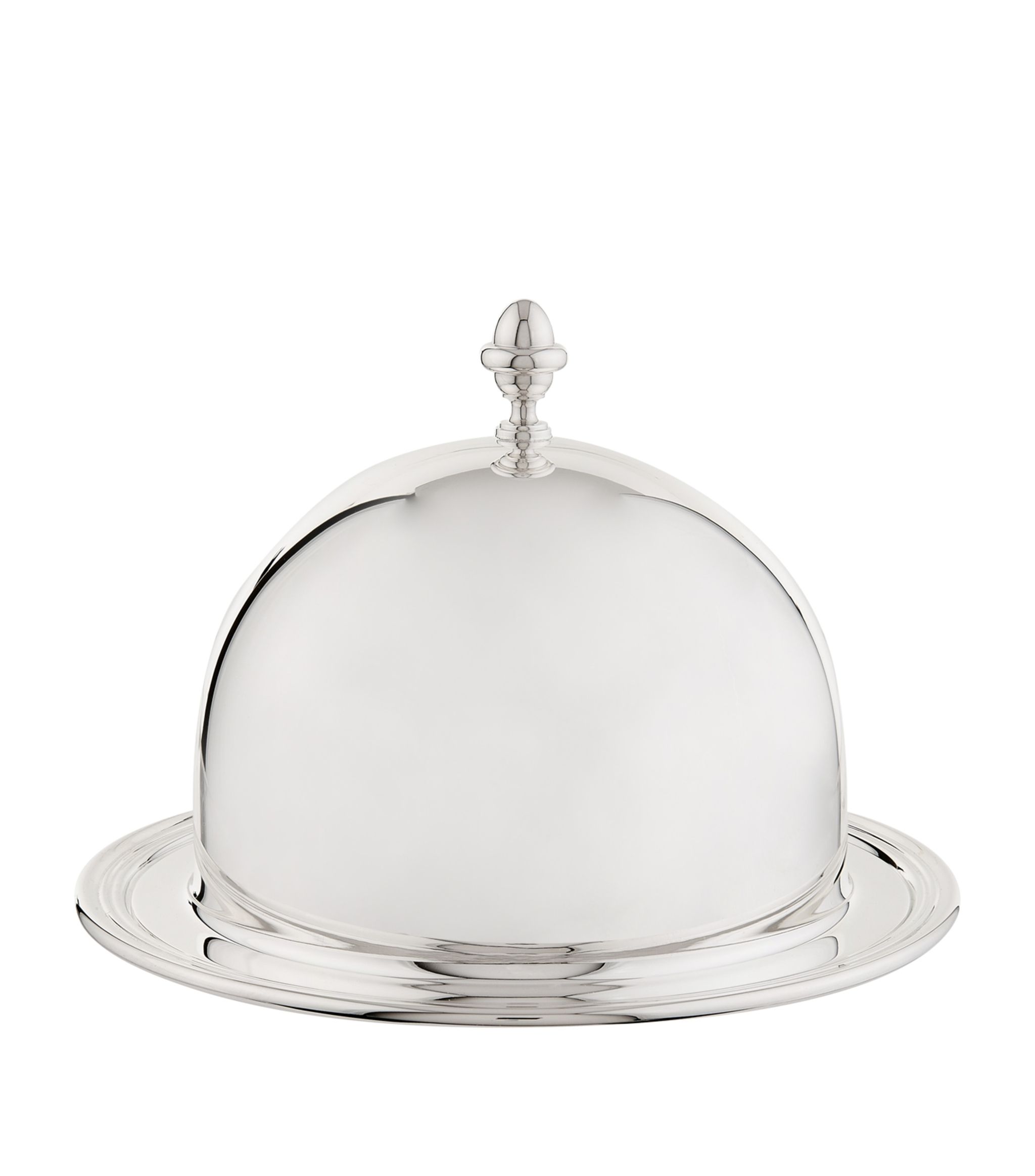 Silver Plated Georgian Round Butter Dish GOODS Harrods   