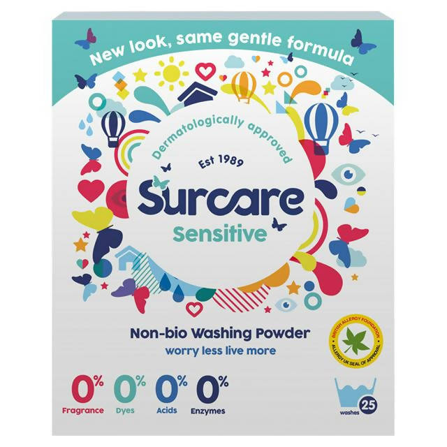 Surcare Sensitive Washing Powder 1.62kg (25 Washes) - McGrocer