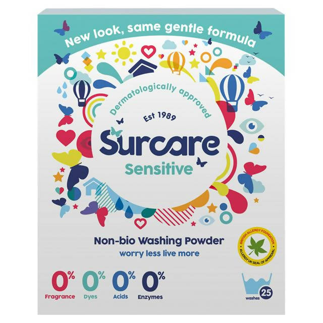 Surcare Sensitive Washing Powder 1.62kg (25 Washes)