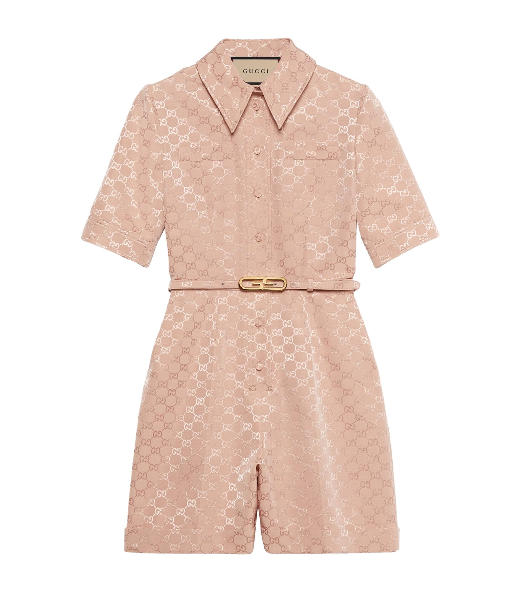 Belted GG Playsuit GOODS Harrods   