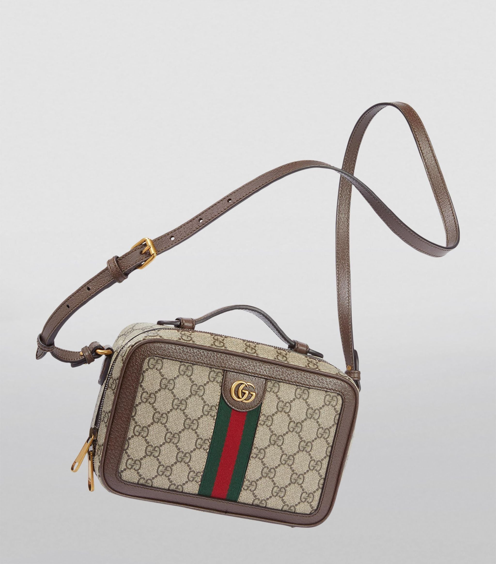 Canvas Ophidia Cross-Body Bag GOODS Harrods   