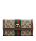 Canvas Ophidia GG Continental Wallet GOODS Harrods   