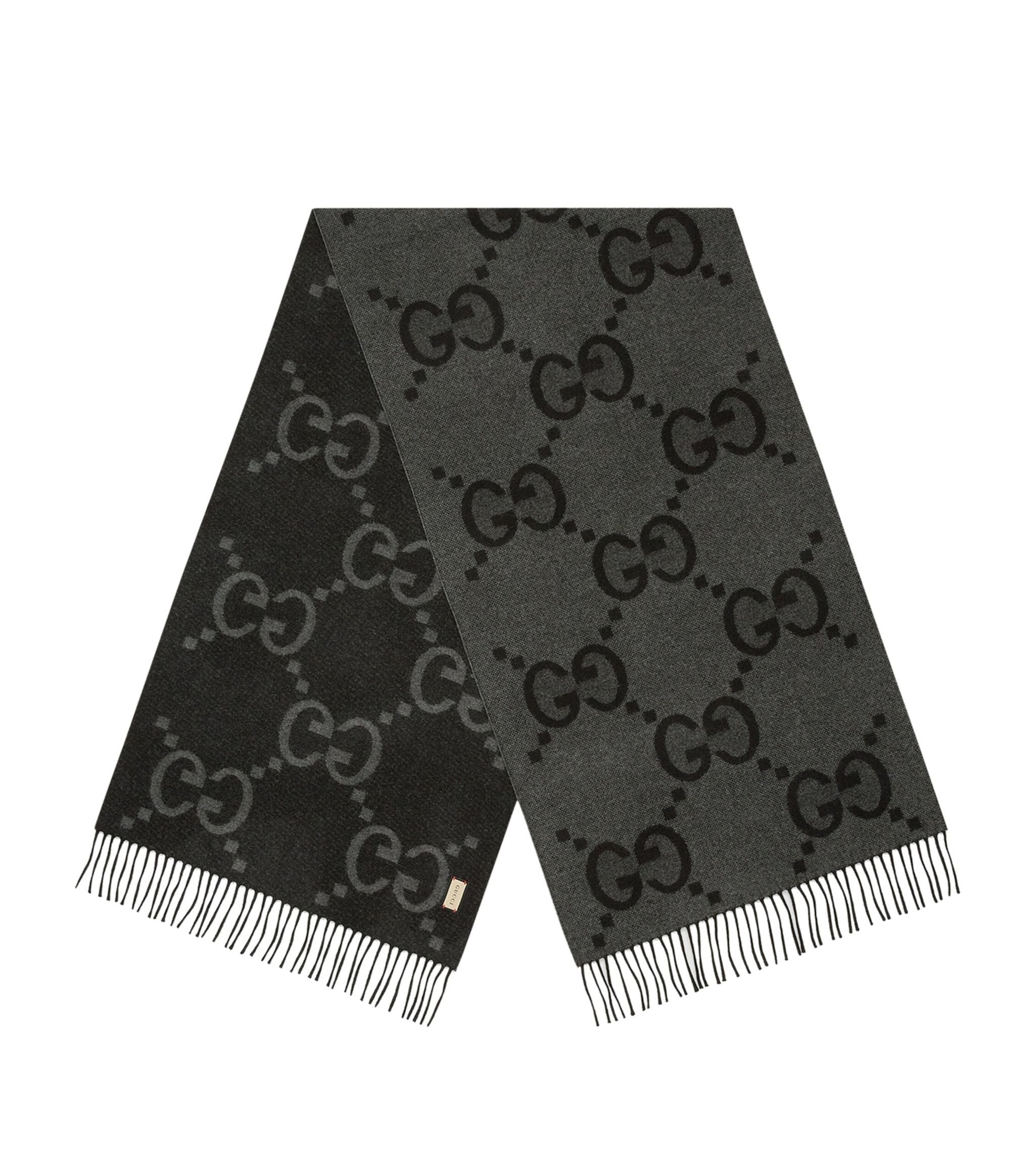 Cashmere GG Logo Scarf GOODS Harrods   