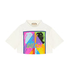 Cropped Bunny Print T-Shirt GOODS Harrods   