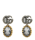 Crystal Double G Earrings GOODS Harrods   