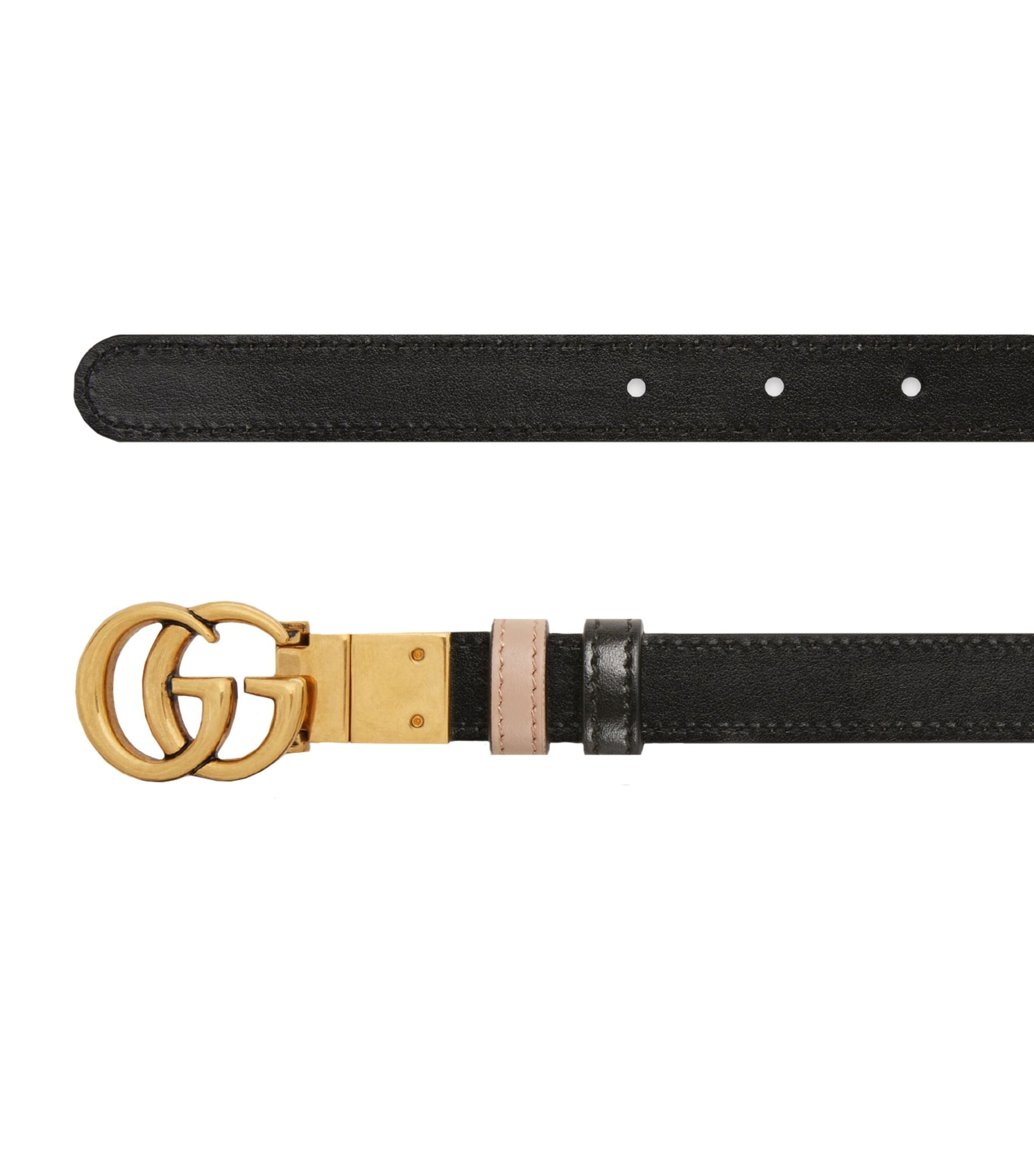 Slim reversible GG Marmont belt