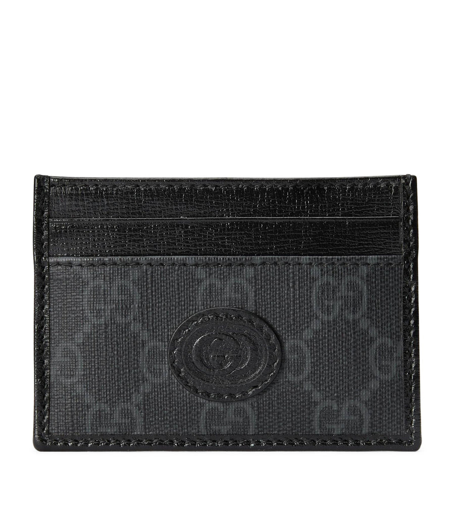 GG Supreme Canvas Card Holder with Money Clip