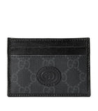 GG Supreme Canvas Card Holder with Money Clip GOODS Harrods   