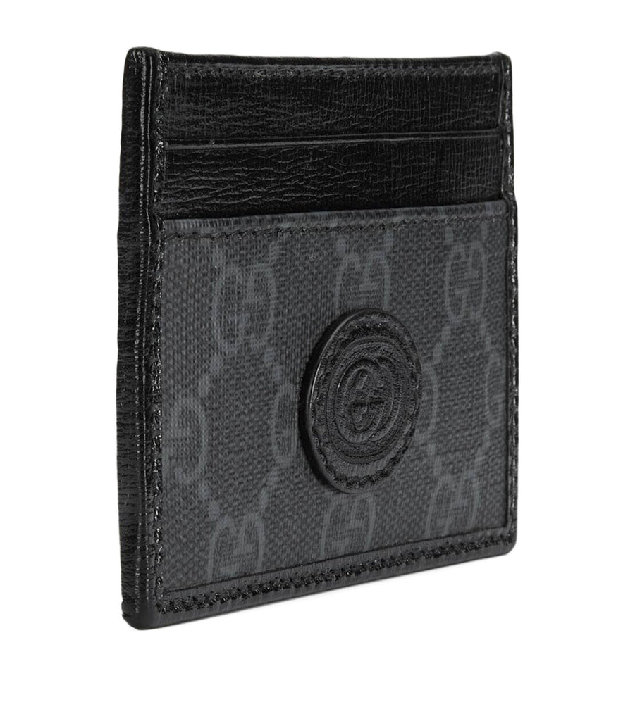 GG Supreme Canvas Card Holder with Money Clip