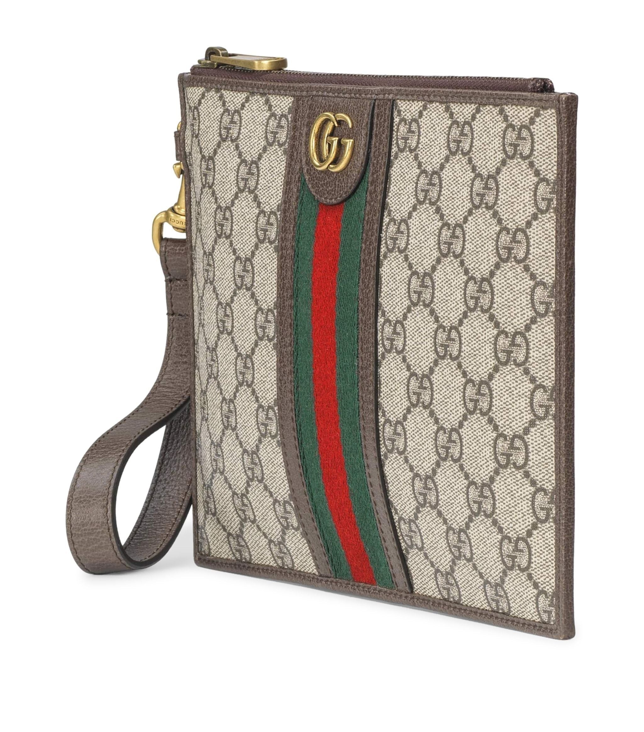 GG Supreme Canvas Ophidia Pouch GOODS Harrods   