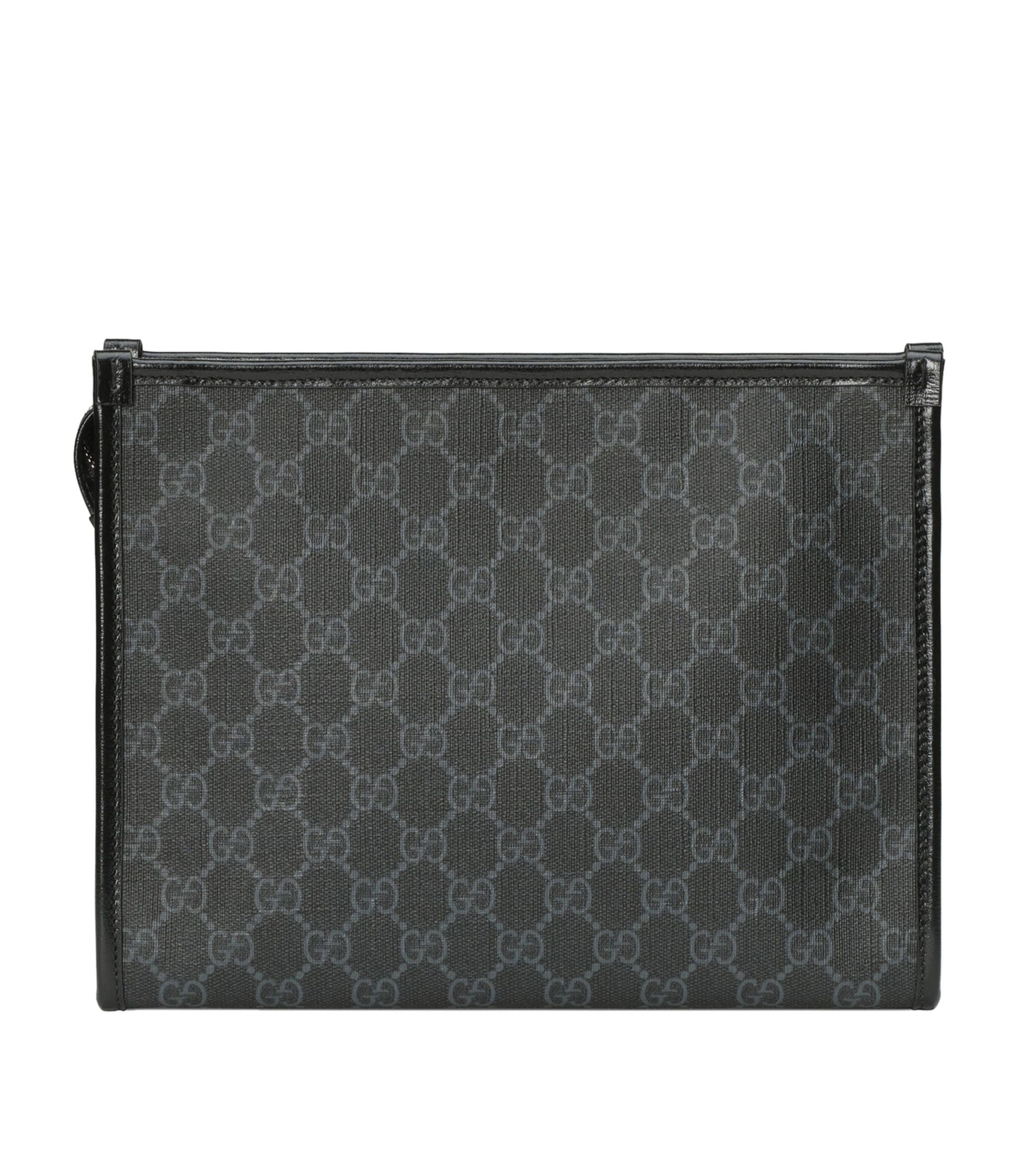 GG Supreme Canvas Pouch Miscellaneous Harrods   