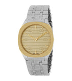 Gold-Plated Steel GUCCI 25H Watch 34mm GOODS Harrods   