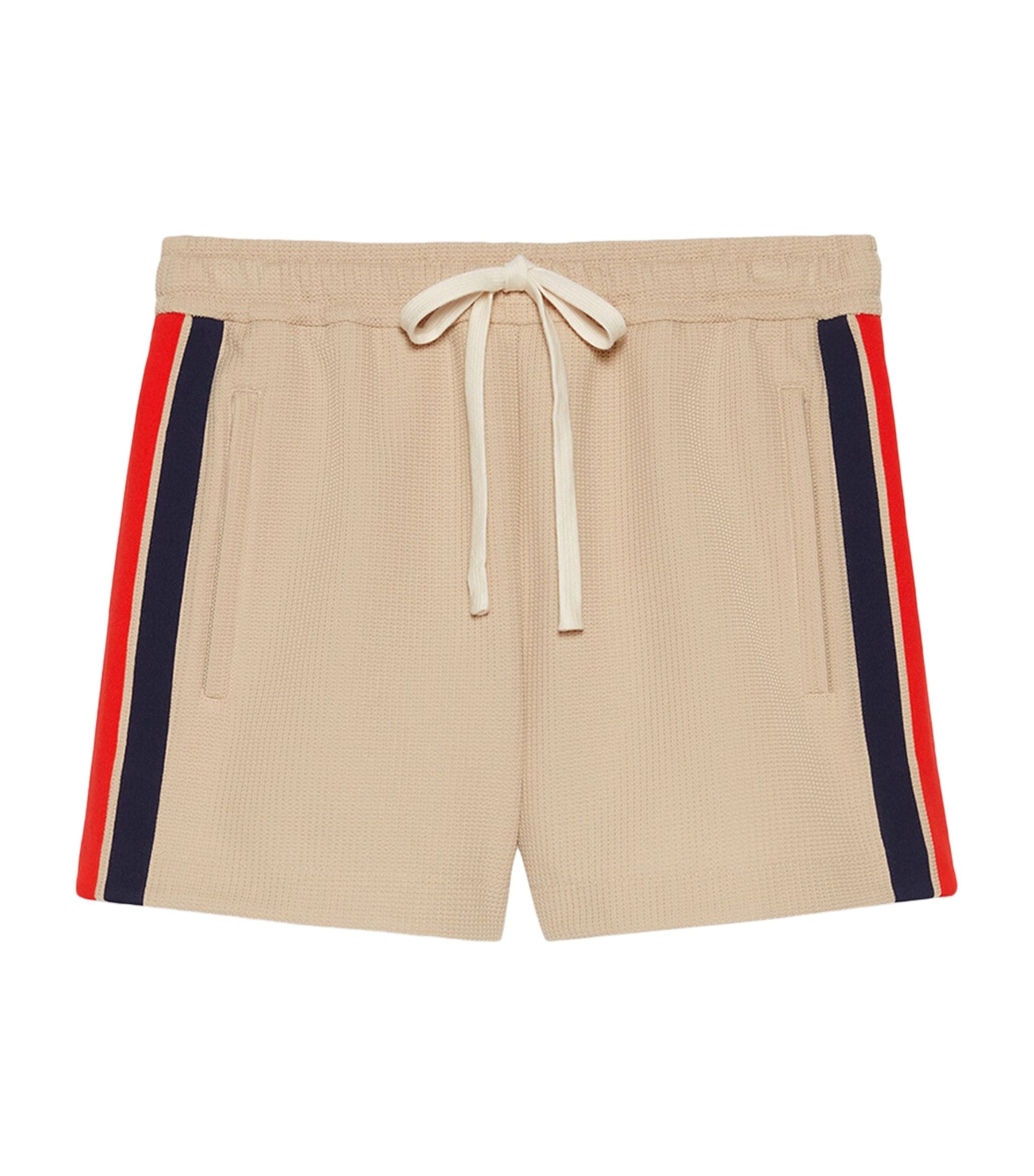 Jersey Stripe-Detail Shorts Miscellaneous Harrods   