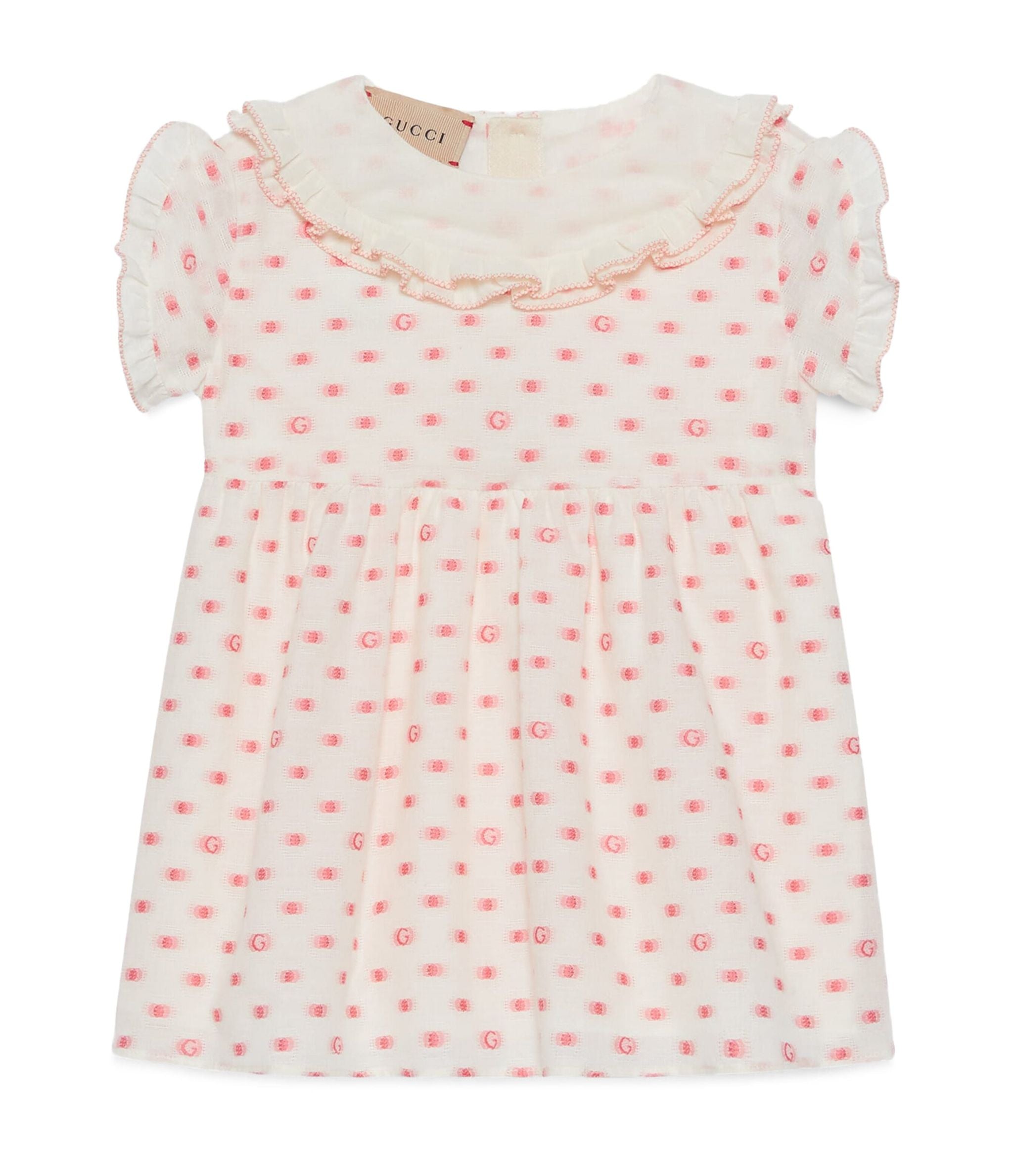 Collared Polka-Dot Dress (0-36 Months) Miscellaneous Harrods   