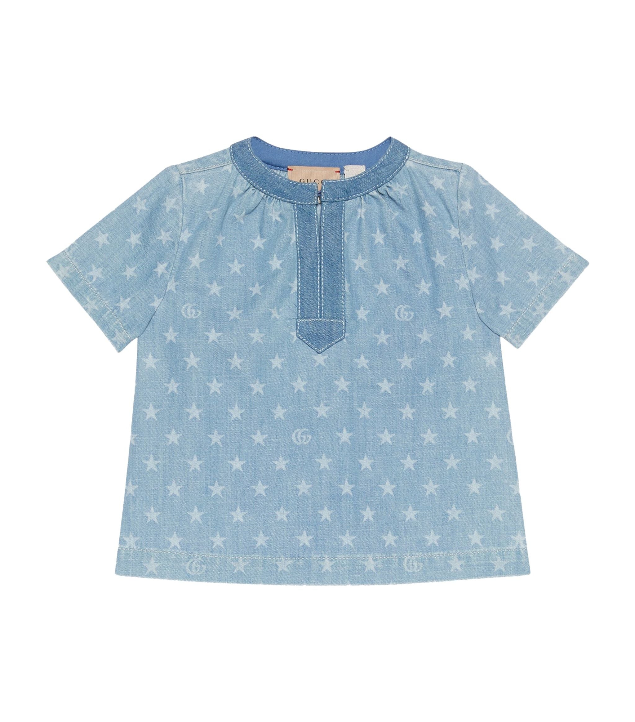 Denim Star Print Top (18-36 Months) Miscellaneous Harrods   