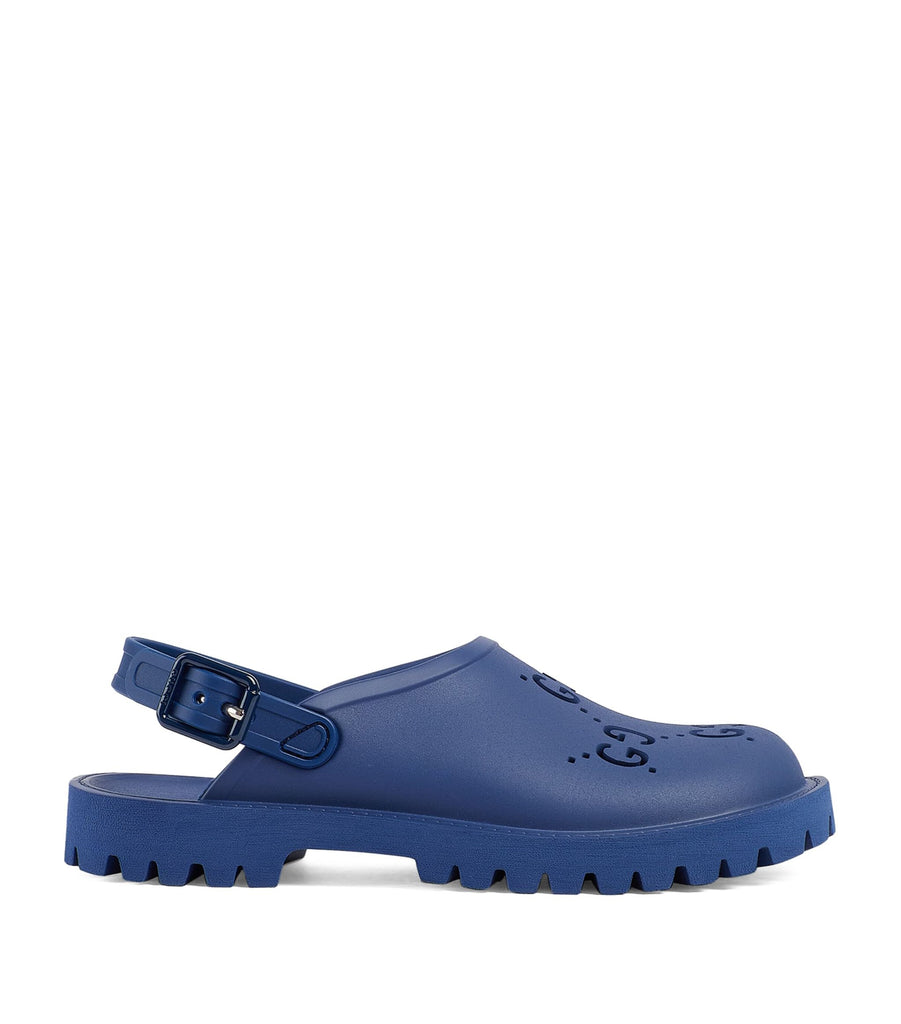 Rubber GG Supreme Cut-Out Sandals