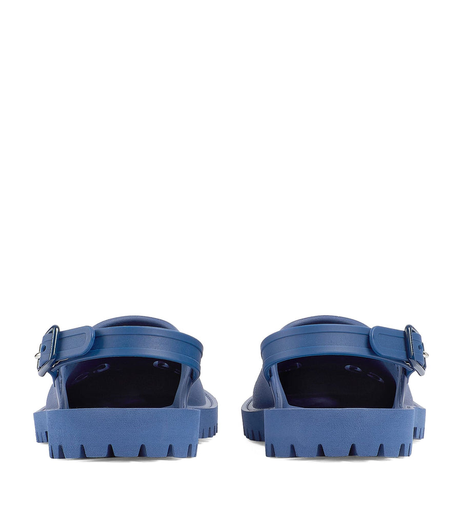 Rubber GG Supreme Cut-Out Sandals