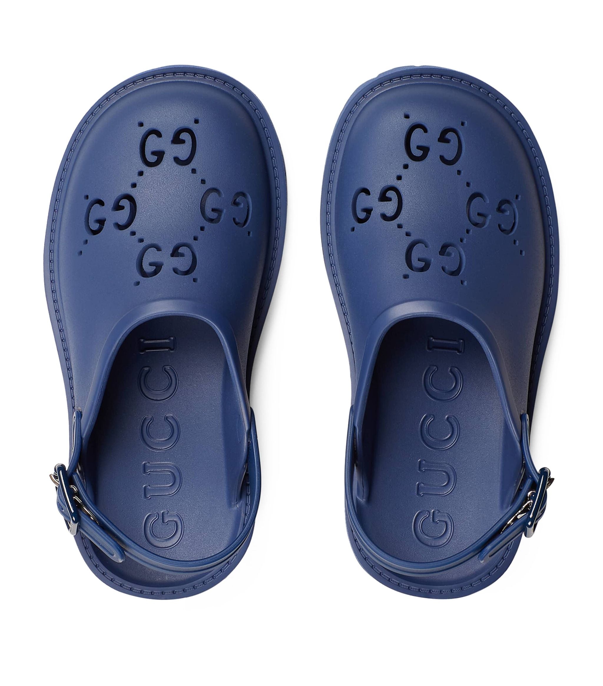 Gucci crocs discount blue