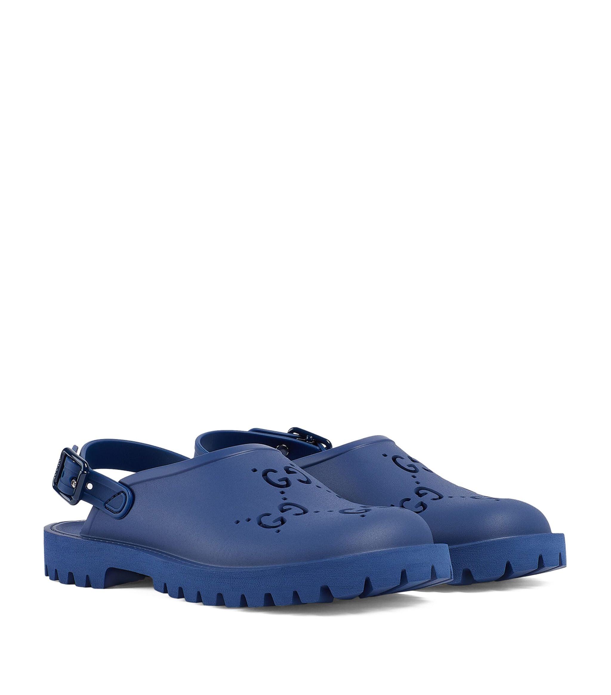 Rubber GG Supreme Cut-Out Sandals GOODS Harrods   