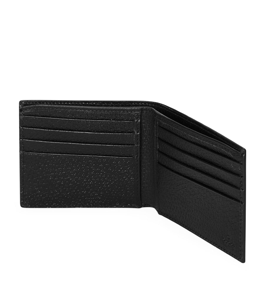 Leather and Canvas Interlocking G Wallet