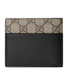 Leather and Canvas Interlocking G Wallet Miscellaneous Harrods   