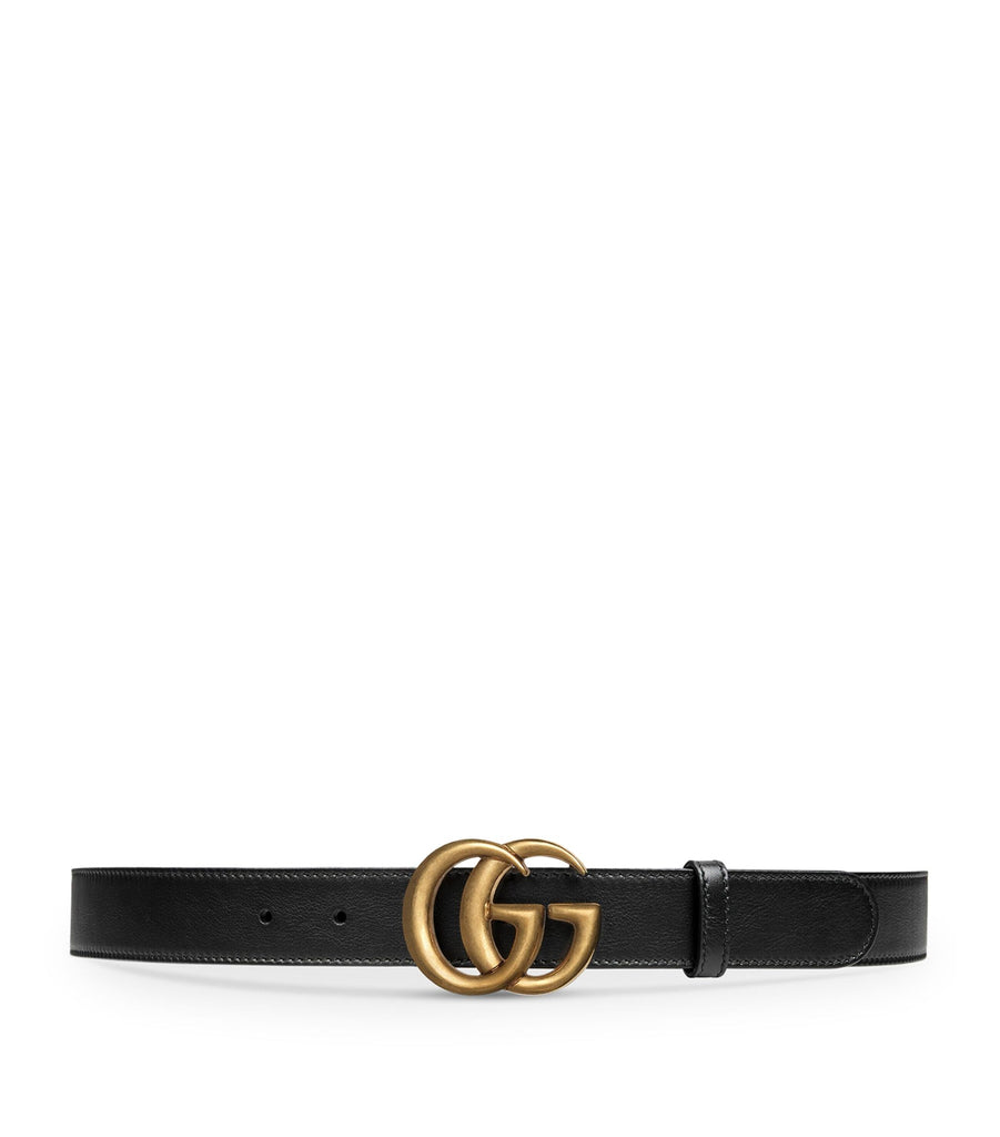 Leather Double G Belt