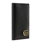 Leather GG Marmont Card Holder GOODS Harrods   