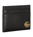 Leather GG Marmont Card Holder GOODS Harrods   